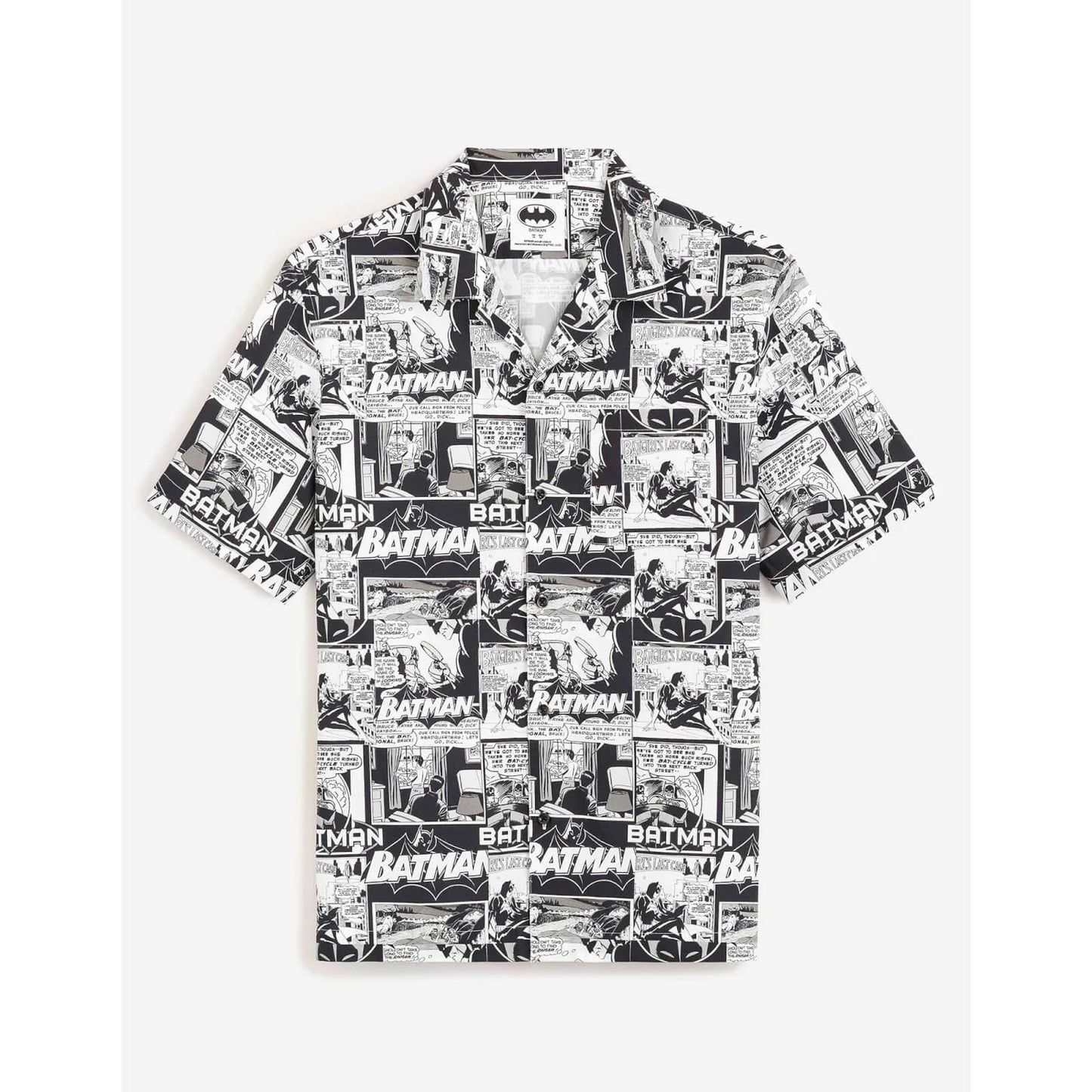 Batman - Optical White Printed Casual Shirt