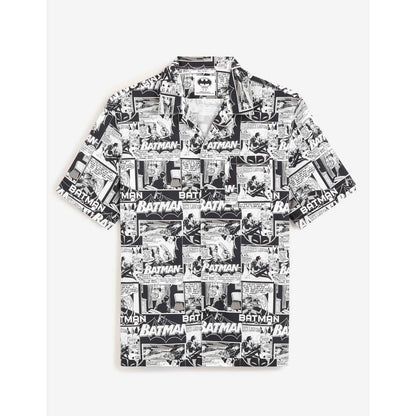 Batman - Optical White Printed Casual Shirt