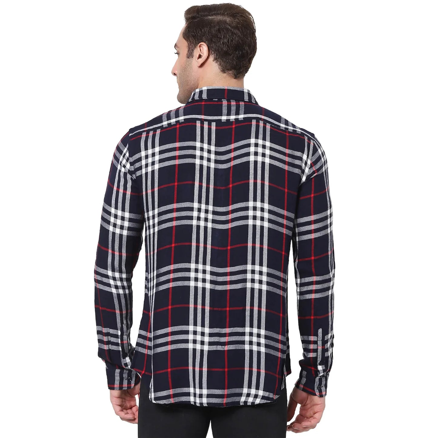 Blue Checks Viscose Shirt