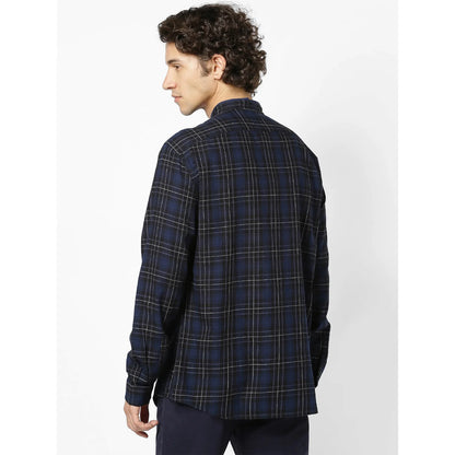 Blue Checks Cotton Shirt