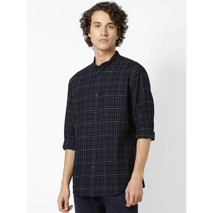 Blue Checks Cotton Shirt