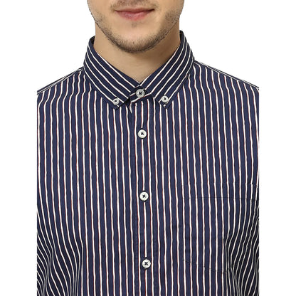 White Striped Cotton Shirt