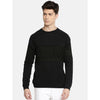 Celio* Solid Regular Fit Cotton Black Sweatshirt