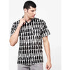 Celio* Printed Regular Fit Cotton Black Shirt