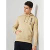 Celio* Demon Slayer Regular Fit Cotton Beige Sweatshirt