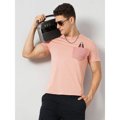 Demon Slayer - Pink Printed Cotton T-shirt