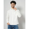 Celio* Solid Regular Fit Viscose White Shirt