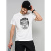 Celio* Graphics Regular Fit Cotton White T-Shirt