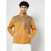 Celio* Colourblock Regular Fit Polyester Yellow Jacket