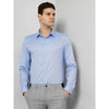Celio* Solid Regular Fit Cotton Blue Shirt