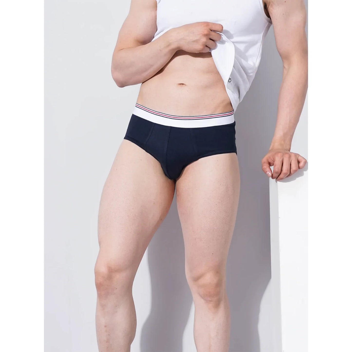 Navy Blue Regular Fit Boxer