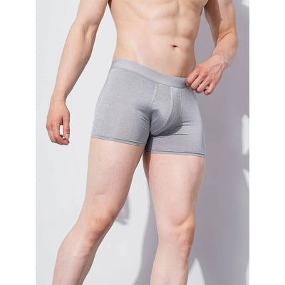 Celio* Textured Regular Fit Grey Boxer
