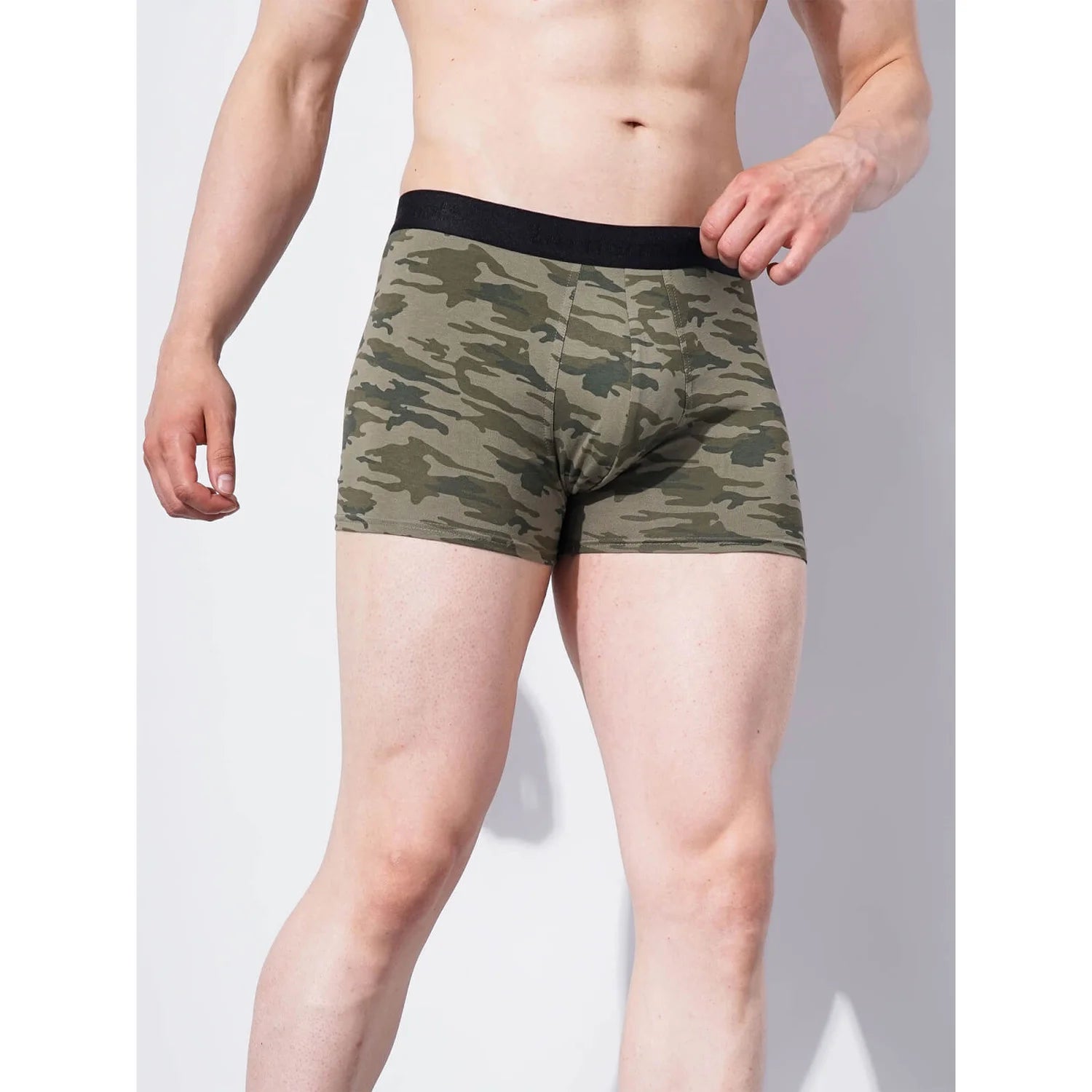 Green Regular Fit Boxer