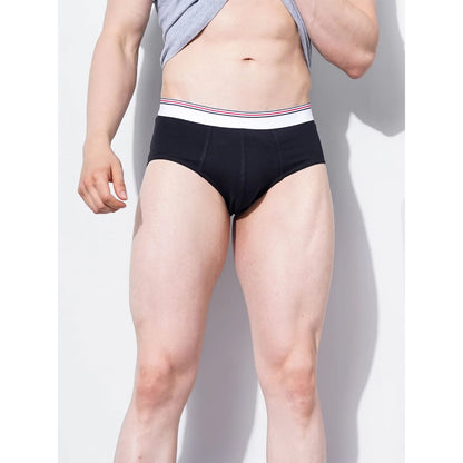 Black Regular Fit Briefs