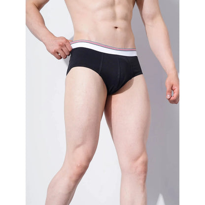 Black Regular Fit Briefs