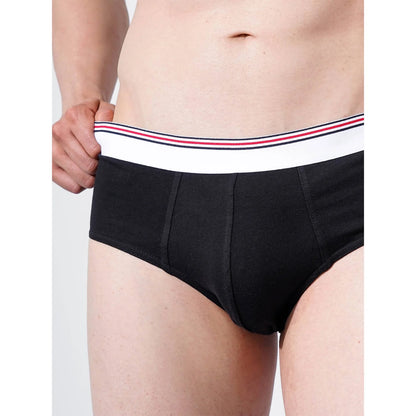 Black Regular Fit Briefs