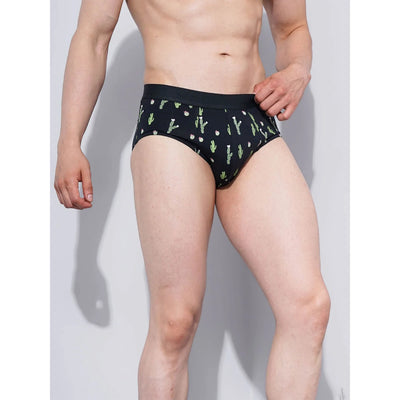 Celio* Cotton-Blend Regular Fit Black Boxer