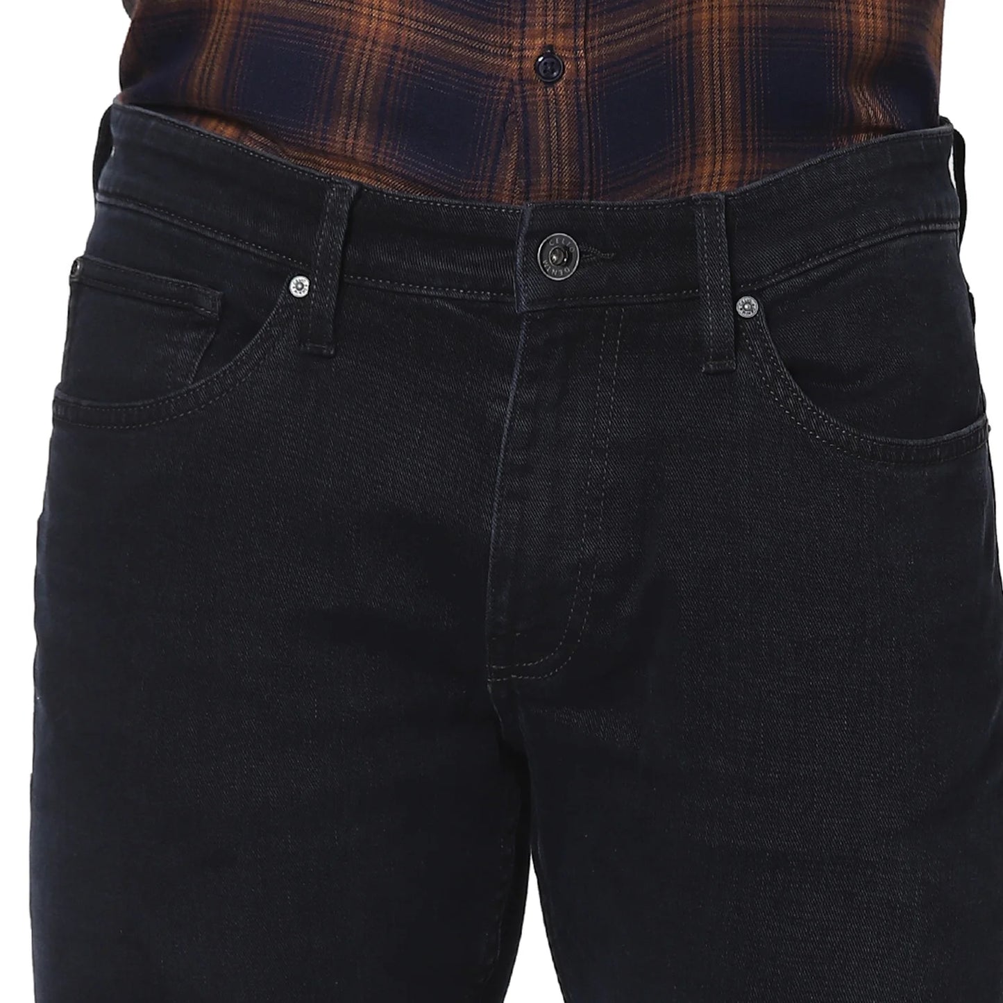 Blue Straight Slim Fit Soft Touch Jeans