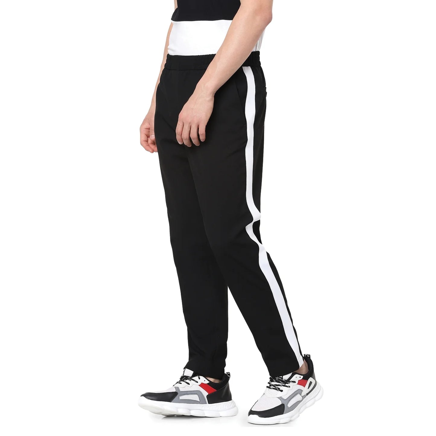 Black Regular Fit Trousers