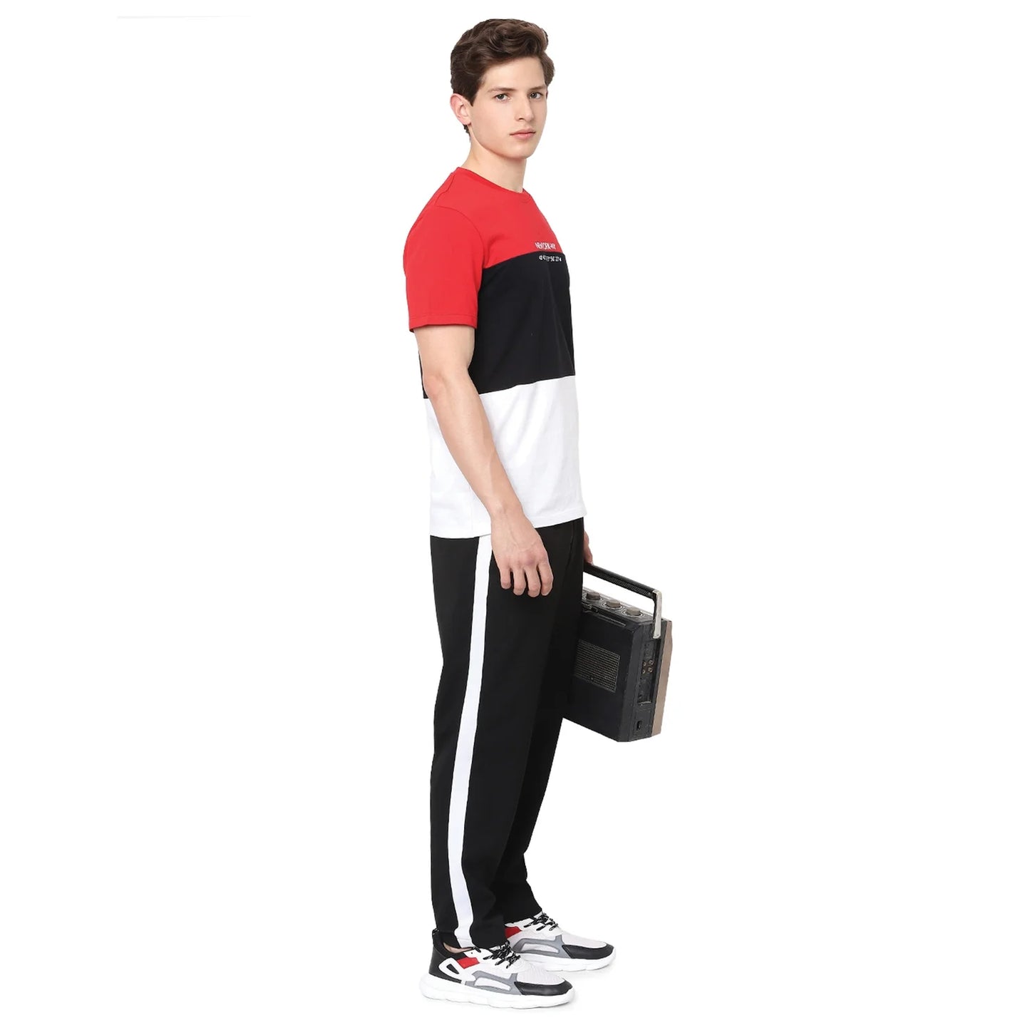 Black Regular Fit Trousers