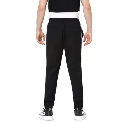 Black Regular Fit Trousers