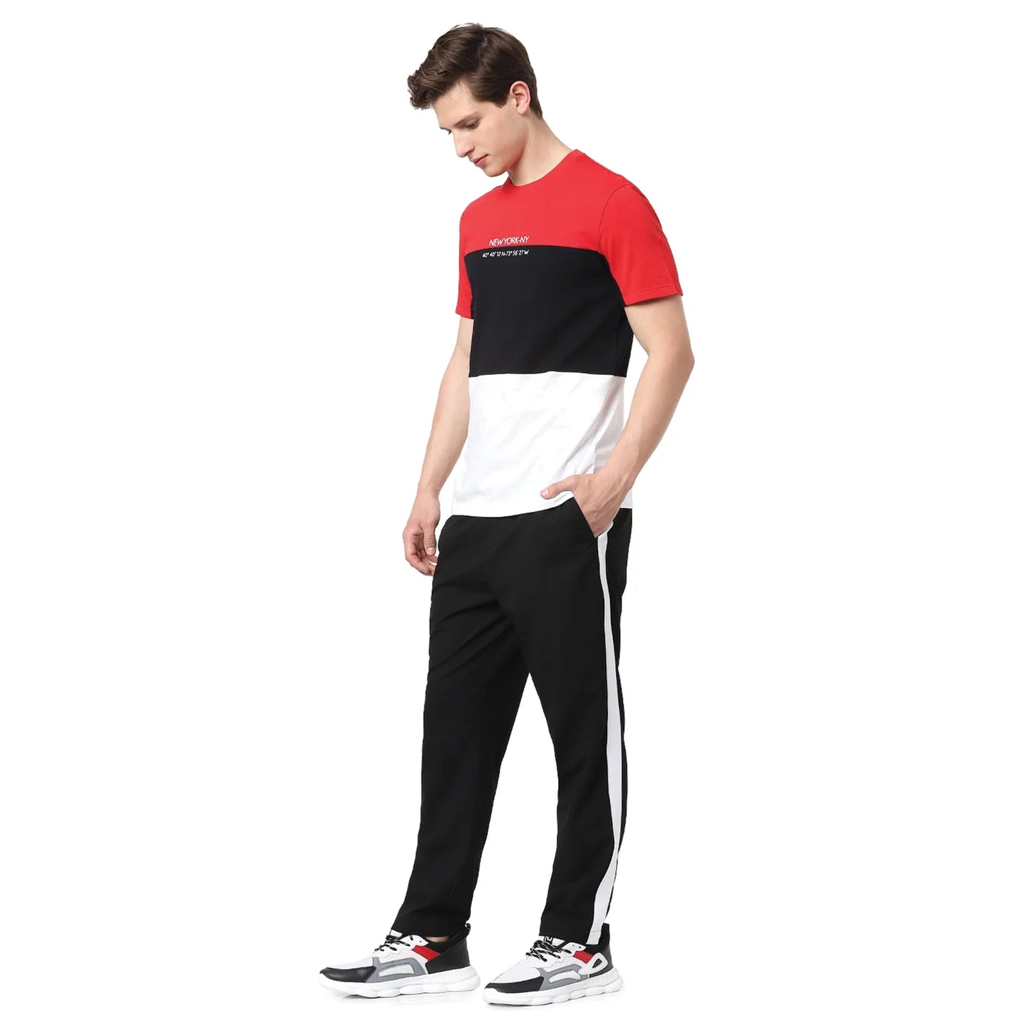 Black Regular Fit Trousers