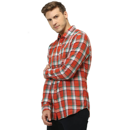 Rust Checks Cotton Shirt