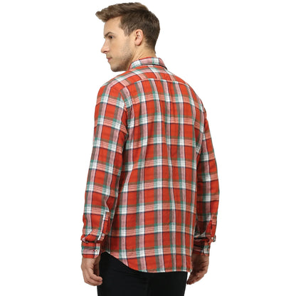 Rust Checks Cotton Shirt