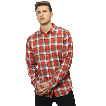 Rust Checks Cotton Shirt