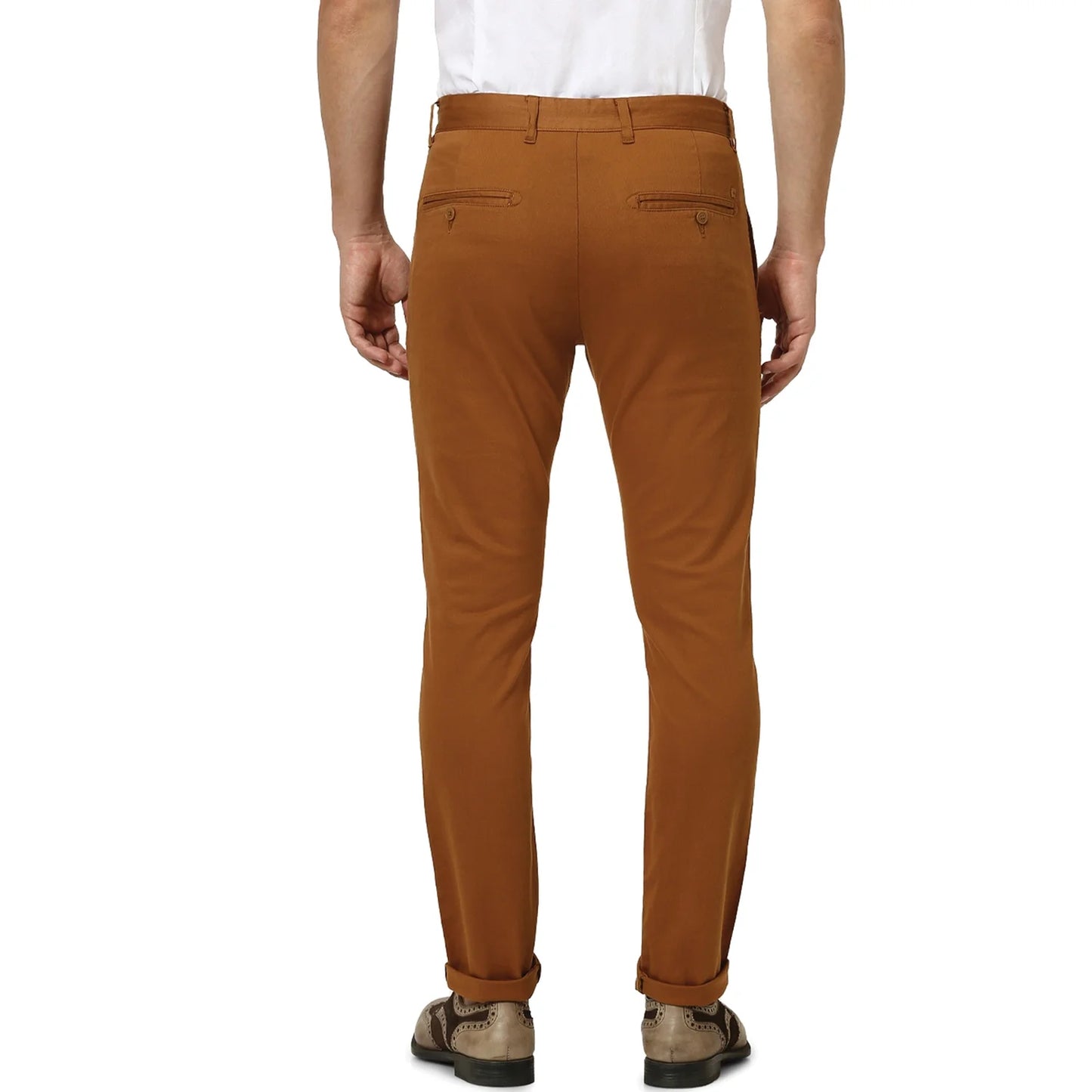 Brown Slim Fit Trousers