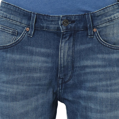 Blue Straight Slim Fit Soft Touch Jeans