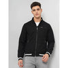 Celio* Solid Regular Fit Polyester Black Jacket