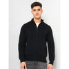 Celio* Solid Regular Fit Cotton Black Sweater