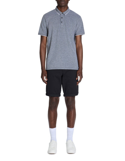 Celio* Regular Fit Men Black Cotton Solid Bermuda