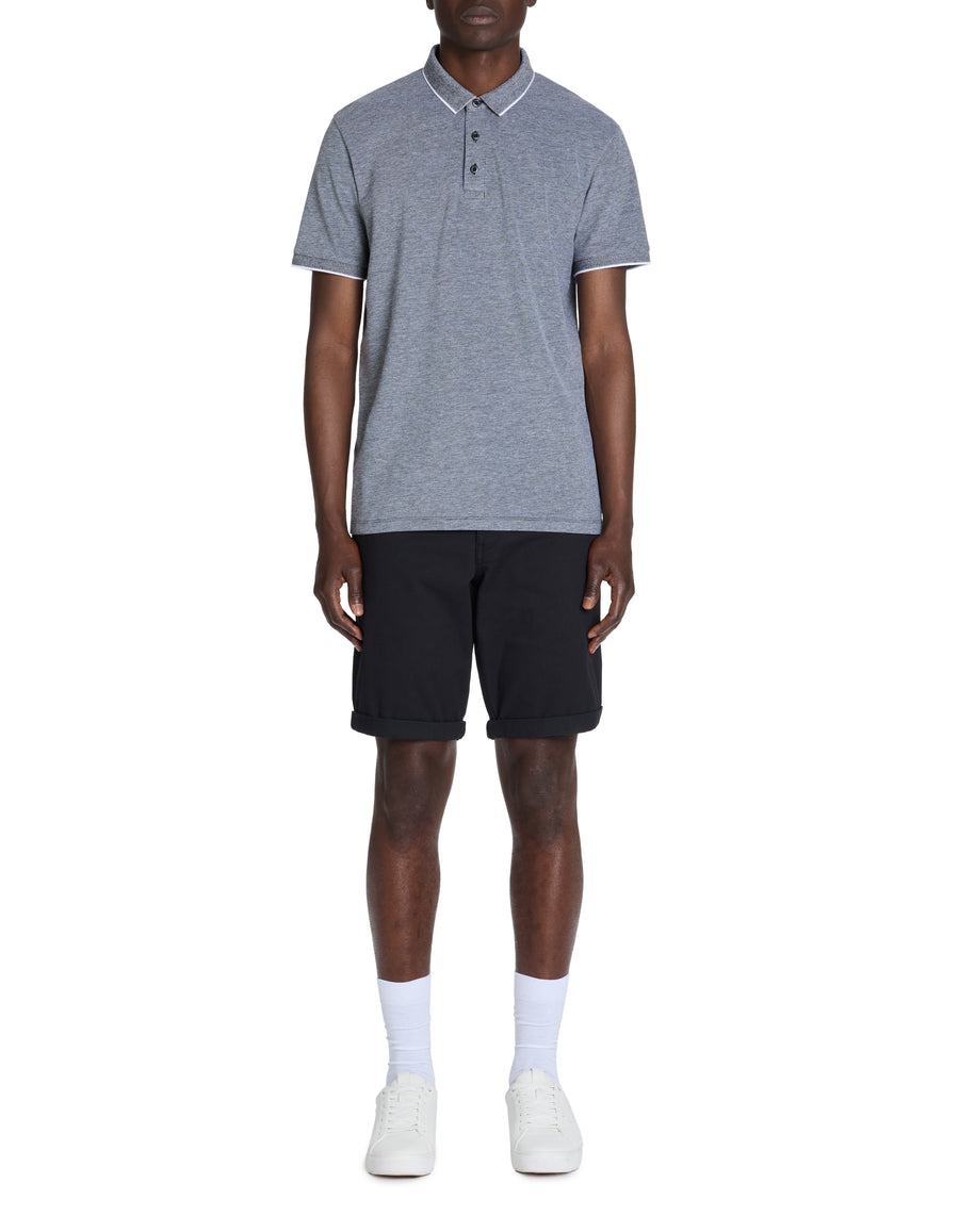 Celio* Regular Fit Men Black Cotton Solid Bermuda