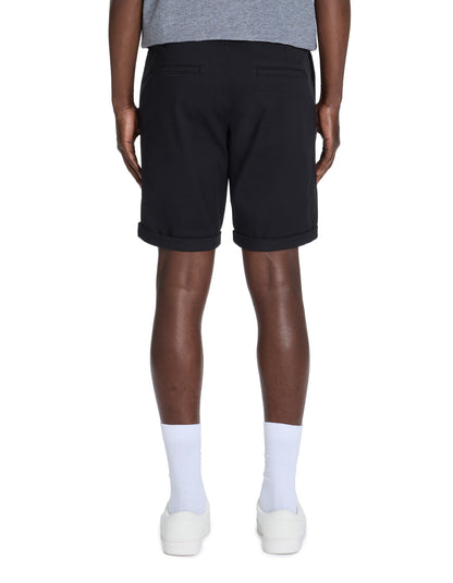 Celio* Regular Fit Men Black Cotton Solid Bermuda