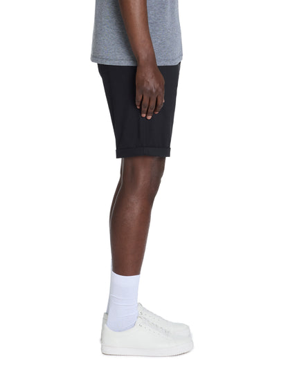 Celio* Regular Fit Men Black Cotton Solid Bermuda