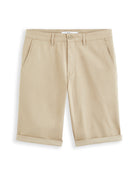 Celio* Men Beige Cotton Solid Loose Shorts