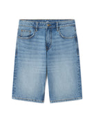 Celio* Regular Fit Cotton Bermuda Denim-Blue