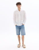 Celio* Regular Fit Cotton Bermuda Denim-Blue