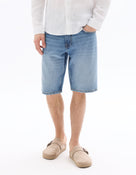 Celio* Regular Fit Cotton Bermuda Denim-Blue