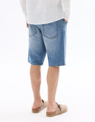 Celio* Regular Fit Cotton Bermuda Denim-Blue