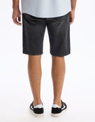 Celio* Men Regular Fit Cotton Bermuda Denim-Black