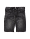 Celio* Cotton Men Regular Fit Solid Black Bermuda