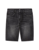 Celio* Men Regular Fit Cotton Bermuda Denim-Black