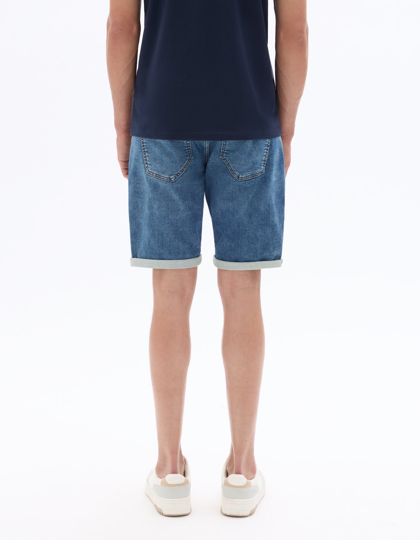 Celio* Polycotton Regular Fit White Shorts