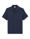 Celio* Men Regular Fit Navy Blue Cotton Solid Shirt