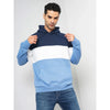 Celio* Colourblock Regular Fit Cotton Blue Sweater