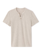 Straight Fit 100% Cotton Melange Crew Neck T-Shirts