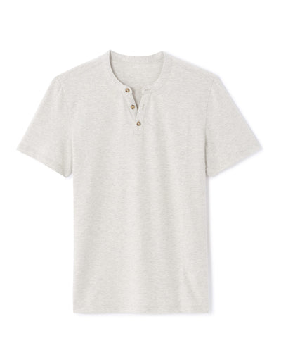 Celio Melange Straight Fit Cotton Blend Grey Tshirts